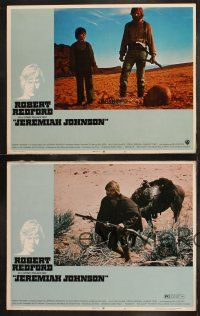 6s701 JEREMIAH JOHNSON 4 LCs '72 mountain man Robert Redford, directed by Sydney Pollack!