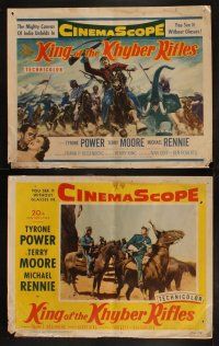 6s251 KING OF THE KHYBER RIFLES 8 LCs '54 British soldier Tyrone Power, gorgeous Terry Moore!