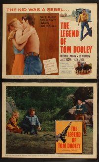 6s266 LEGEND OF TOM DOOLEY 8 LCs '59 Michael Landon was a rebel, but they couldn't hang his soul!