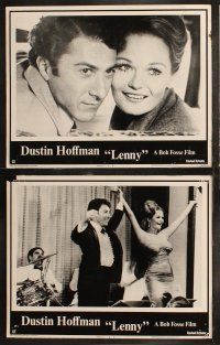 6s268 LENNY 8 LCs '74 cool images of Dustin Hoffman as comedian Lenny Bruce!
