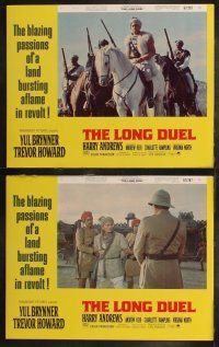 6s535 LONG DUEL 7 LCs '67 Yul Brynner, Trevor Howard, blazing passions of a land aflame in revolt!