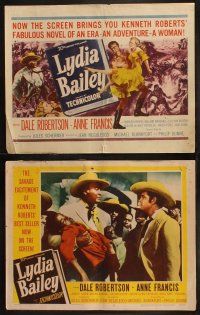 6s279 LYDIA BAILEY 8 LCs '52 Dale Robertson & Anne Francis dance to the beat of voodoo drums!