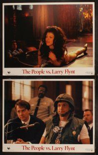 6s349 PEOPLE VS. LARRY FLYNT 8 LCs '96 Woody Harrelson as the founder of Hustler Magazine!