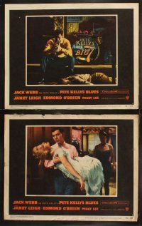 6s351 PETE KELLY'S BLUES 8 LCs '55 Jack Webb playing trumpet, Edmond O'Brien, sexy Janet Leigh!