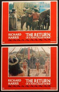 6s601 RETURN OF A MAN CALLED HORSE 6 LCs '76 Richard Harris as Native American Indian!