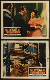 6s715 REVENGE OF FRANKENSTEIN 4 LCs '58 Hammer horror, Peter Cushing and pretty Eunice Gayson!