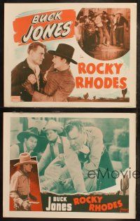 6s716 ROCKY RHODES 4 LCs R48 great western images of cowboy Buck Jones!