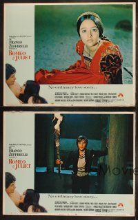 6s717 ROMEO & JULIET 4 LCs '69 Zeffirelli's version of Shakespeare's play, Olivia Hussey!
