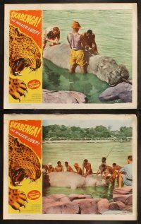 6s403 SKABENGA 8 LCs '55 African jungle hunting documentary, violent animal images!