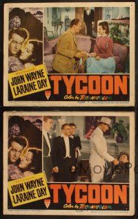 6s739 TYCOON 4 LCs '47 John Wayne, Laraine Day, Cedric Hardwicke, Anthony Quinn, James Gleason