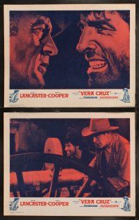 6s466 VERA CRUZ 8 LCs R60s cowboys Gary Cooper & Burt Lancaster!