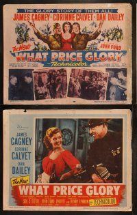 6s476 WHAT PRICE GLORY 8 LCs '52 James Cagney, Corinne Calvet, Dan Dailey, directed by John Ford!