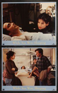 6s478 WHILE YOU WERE SLEEPING 8 LCs '95 pretty Sandra Bullock, Bill Pullman, Peter Boyle, Warden!