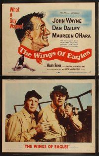 6s488 WINGS OF EAGLES 8 LCs '57 Air Force pilot John Wayne, Maureen O'Hara, Dan Dailey, John Ford!