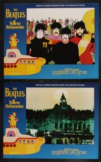 6s495 YELLOW SUBMARINE 8 LCs R99 wonderful psychedelic art of Beatles John, Paul, Ringo & George!