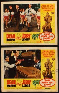 6s556 YOU'RE NEVER TOO YOUNG 7 LCs R64 great image of Dean Martin & wacky Jerry Lewis!