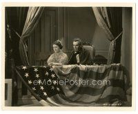 6t299 ABRAHAM LINCOLN 8.25x10 still '30 D.W. Griffith, Walter Huston & Kay Hammond at play!