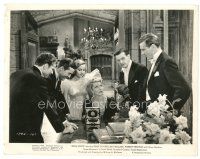 6t369 BEAU GESTE 8x10.25 still '39 Susan Hayward w/ Gary Cooper, Ray Milland & Preston in tuxedos!