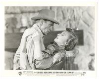 6t400 BLOWING WILD 8x10.25 still '53 great close up of Gary Cooper choking Barbara Stanwyck!