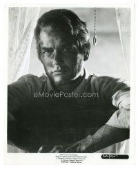 6t424 BUTCH CASSIDY & THE SUNDANCE KID 8.25x10 still '69 close up of pensive Paul Newman in window