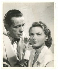 6t434 CASABLANCA 8.25x10 still '42 most iconic image of Humphrey Bogart staring at Ingrid Bergman!