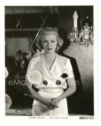 6t034 CLAIRE TREVOR 8.25x10 still '35 wearing lounging pajamas making Navy Wife by Gene Kornman!