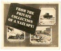 6t464 CONFESSIONS OF A NAZI SPY 8.25x10 still '39 faux autograph album shows photos stolen by spy!