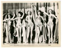 6t474 COVER GIRL 8x10.25 still R49 Rita Hayworth with four of America's most beautiful models!
