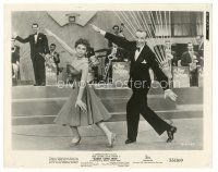 6t479 DADDY LONG LEGS 8x10 still '55 Fred Astaire dancing with sexy Leslie Caron by band!