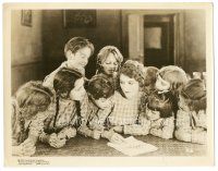 6t478 DADDY LONG LEGS 8x10.25 still R59 Mary Pickford drawing picture surrounded by children!