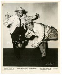 6t483 DANCE WITH ME HENRY 8x10 still '56 Bud Abbott & Lou Costello in a crazy comedy carnival!