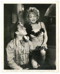6t502 DESTRY RIDES AGAIN 8.25x10 still '39 sexy Marlene Dietrich distracts gambler Brian Donlevy!