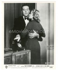 6t505 DIAL M FOR MURDER 8x10.25 still '54 Ray Milland reaches for phone while hugging Grace Kelly!