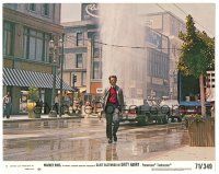 6t224 DIRTY HARRY 8x10 mini LC #7 '71 great image of Clint Eastwood walking street with gun drawn!