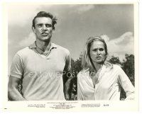 6t517 DR. NO 8.25x10.25 still '62 great c/u of Sean Connery as James Bond & sexy Ursula Andress!