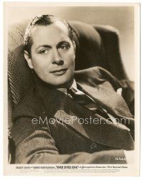6t546 EVER SINCE EVE 8x10.25 still '37 seated portrait of Robert Montgomery in suit & tie!