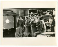 6t562 FORBIDDEN PLANET 8x10.25 still '56 Leslie Nielsen & crew looking at Altair-7 on screen!