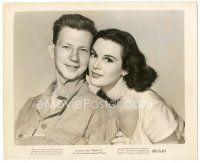 6t571 FRANCIS THE TALKING MULE 8.25x10 still '49 c/u of young Donald O'Connor & Patricia Medina!