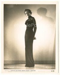 6t076 GLORIA GRAHAME 8x10.25 still '54 standing full-length in sexy dress from Human Desire!