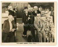 6t634 HORSE SHOES 8x10 still '27 men & women on train stare at Monty Banks & his new bride!