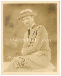 6t668 JACK HOLT deluxe 8x10 still '10s youthful seated portrait with skimmer by Witzel!