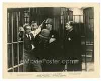 6t686 JOHNNY COME LATELY 8x10.25 still '43 cops in old fashioned uniforms put James Cagney in cell