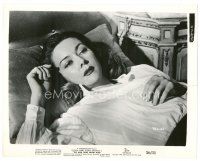 6t753 MAN WHO NEVER WAS 8x10.25 still '56 close up of sexy Gloria Grahame laying down!