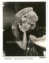 6t141 MARLENE DIETRICH 8x10 key book still '35 c/u in great outfit from The Devil is a Woman!