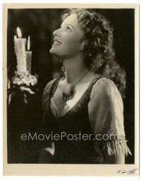 6t144 MAUREEN O'HARA 8x10 still R52 wonderful smiling portrait from The Hunchback of Notre Dame!