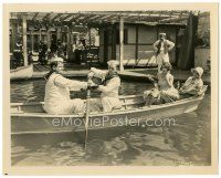 6t761 MEN O'WAR 8x10 still '29 James Finlayson watches sailors Laurel and Hardy with ladies in boat!