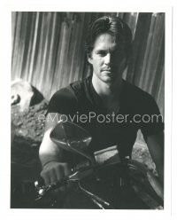 6t819 PAUL WALKER 8x10 publicity photo '10s on motorcycle, by Greg Gorman from original negative!