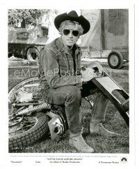 6t857 ROBERT REDFORD 8.25x10 still '70 on turned over motorcycle in Little Fauss & Big Halsy!