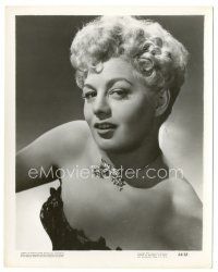 6t171 SHELLEY WINTERS 8x10.25 still '54 sexy portrait with cool jewelry from Tennessee Champ!