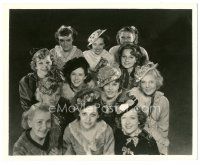 6t889 SHOW BOAT deluxe 8x10 still '36 great posed smiling portrait of the pretty Showboat girls!